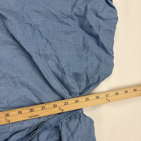 Torrid Chambray Button-Front Midi Shirt Dress Size 28 - Picture 9 of 11